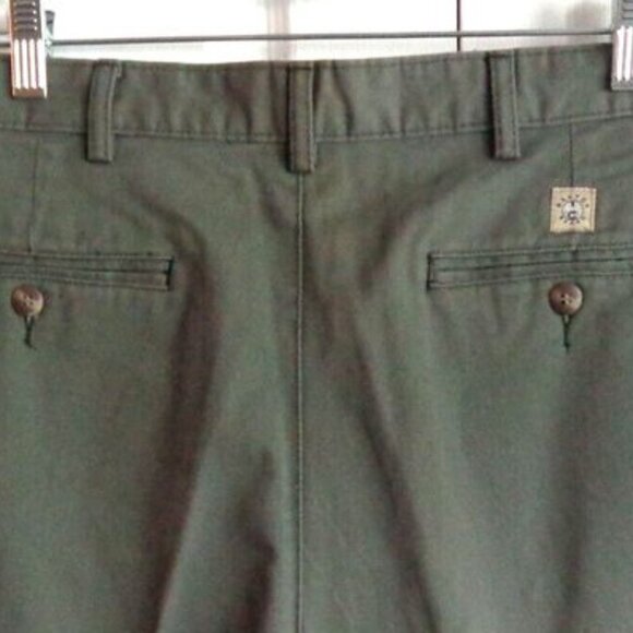NWT Mens Review By Baxter Chino Khaki Shorts Irregulars Size 36 - Picture 3 of 3